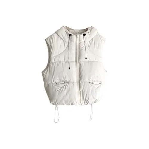 ADXKM Экрю Женские Жилеты