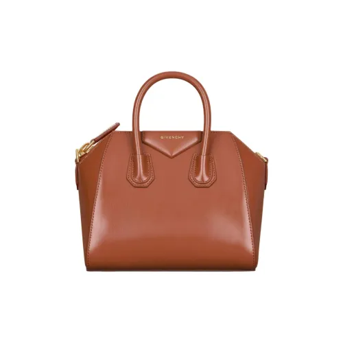 Givenchy Antigona Телячья кожа Одно плечо Сумка Мини Женская Карамельный Коричневый