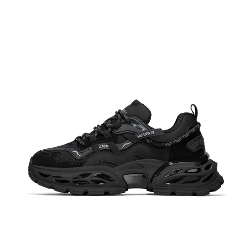 Huanwei Отводящий влагу Амортизация Низкий Топ Толстая подошва Мужские кроссовки