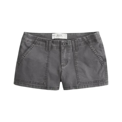 Hollister Черные Женские Джинсовые Шорты