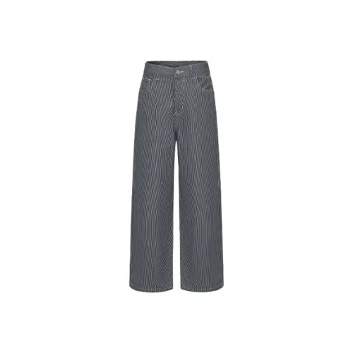 Dme Синие полосы Цвет Повседневный Коммутирование, Формирование тела Для ног Женские Джинсы