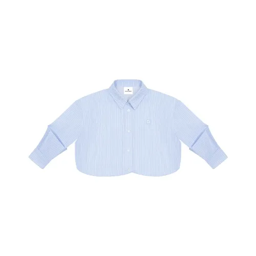 CALLED BACK Синий Женские Рубашки