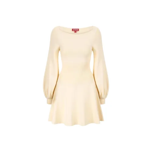 Staud Длинное платье с длинными рукавами женское