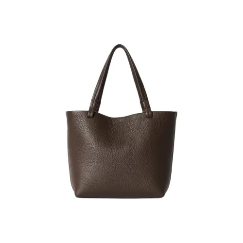 THE ROW Park Tote Телячья кожа Тоут Сумка Сумка для покупок Сумка Женская Темно-коричневая