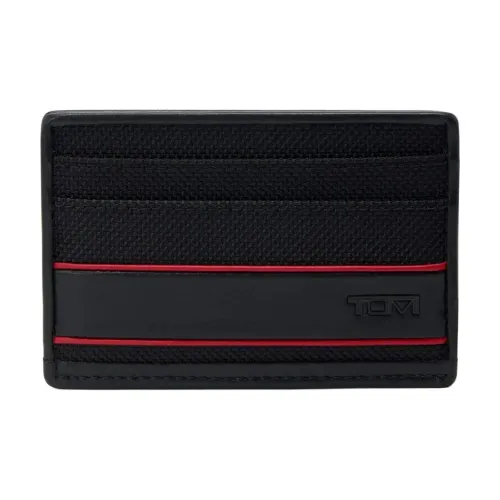 TUMI ALPHA Нейлон Держатель для карт Стандартный Мужской Черный Красный