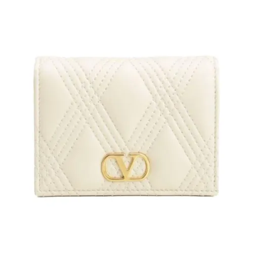 Валентино Гаравани Эластан Кошелек Женский Кремовый Белый