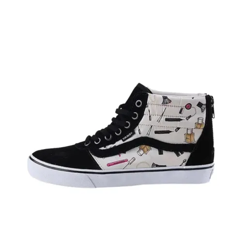 Vans Milton High Топ Скейтборд Кроссовки Женские Черные