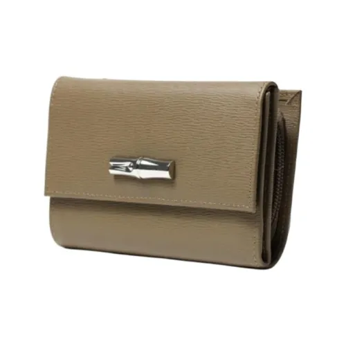 LONGCHAMP Телячья кожа Кошелек Женские Тауповый