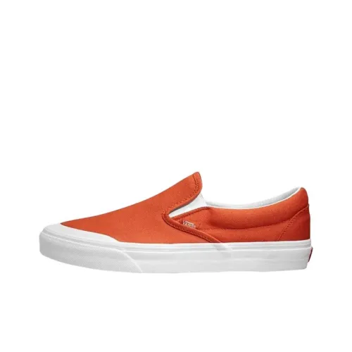 Vans CLASSIC Slip-On Скейтборд Кроссовки Мужские Оранжевые