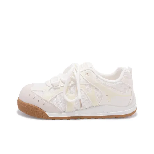 Shen Linsen Износостойкий и Легкий Низкий Топ Повседневная Обувь Женская Бежевая