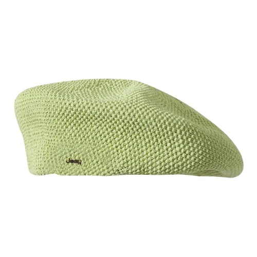 JEEP Вязаные ткани Береты Женские Зеленый