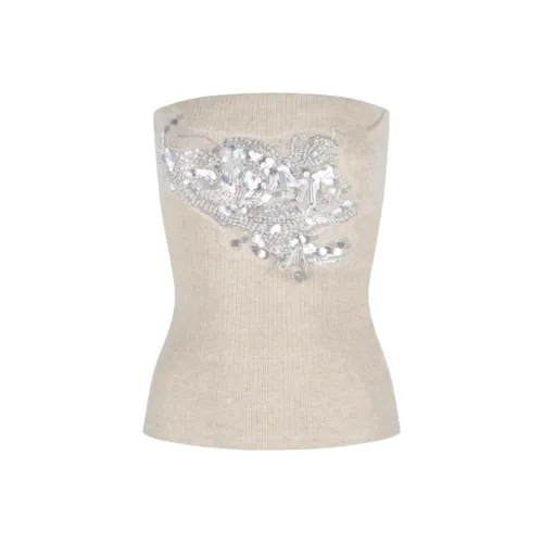 JOPPTI Бежевый Женский Топ без бретелек