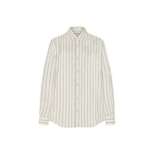 THE ROW Серые полосы Женские Рубашки
