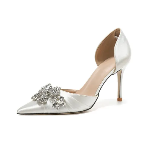 KATHRYN WILSON Узкий каблук Высокие каблуки Женские Белые