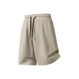 [100% cotton] Хаки (Бамбук Shadow Breeze Штаны с логотипом)