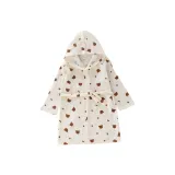 С капюшоном, хаки, голова медведя