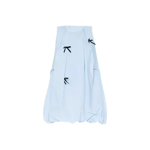 MTHE Синий Женские Платья без рукавов