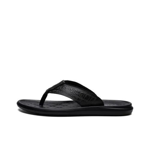 CANUVEN Антизапахивающий Устойчивый к истиранию Шлепанцы Мужской Черный