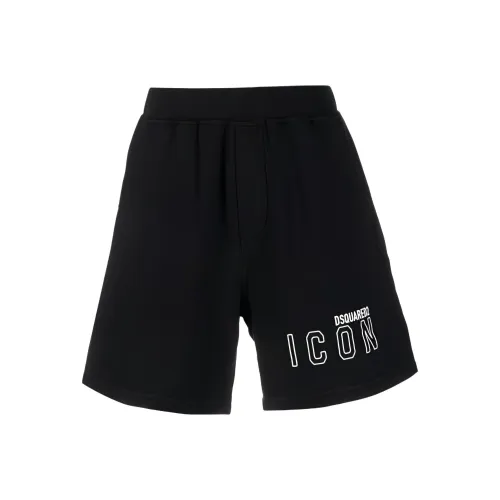 DSQUARED 2 Черные Мужские Спортивные Шорты