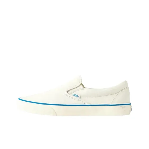 J.Crew x Vans CLASSIC Slip-On Скейтборд Кроссовки Мужские Белые