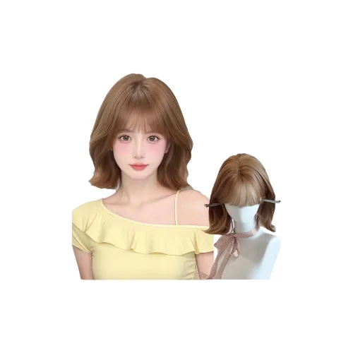 MUNINGFEI Ruby Same Style Полный набор париков Короткий завиток Выворот завитка Высокая температура Пряжа Боб Каскад