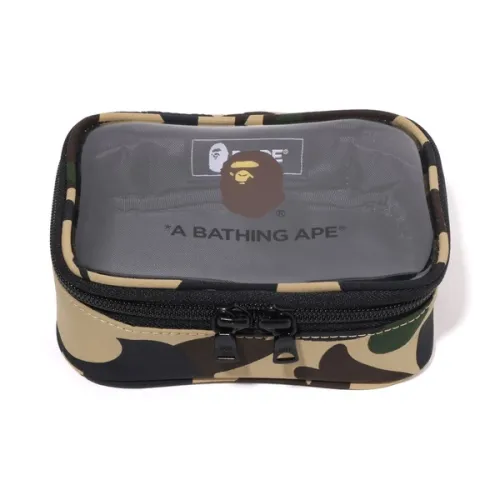 A BATHING APE Ткань Путешествие Сумка для хранения Унисекс Желтый Зеленый