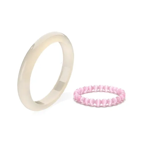 SUIYUEJINGHAO Стекло Кошачий глаз Браслеты Унисекс