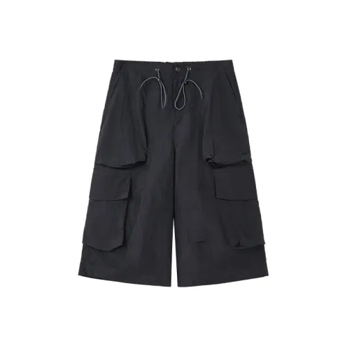 OPICLOTH Черный Серый Цвет Унисекс Повседневные Шорты