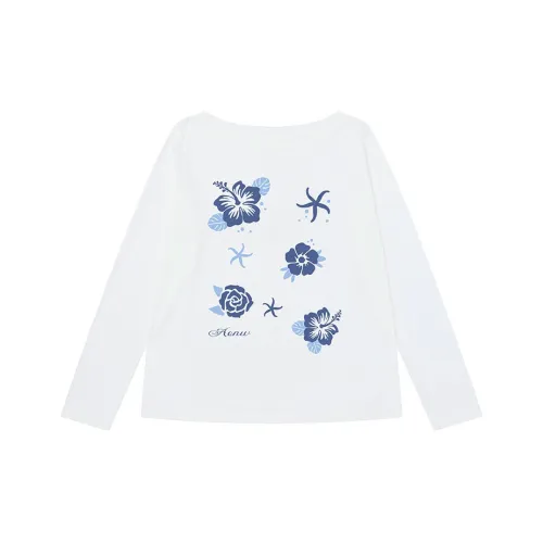 XIAOLIZI Белый Женские T-рубашки