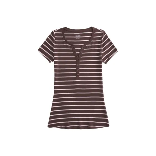 Hollister Полосы Женские T-рубашки