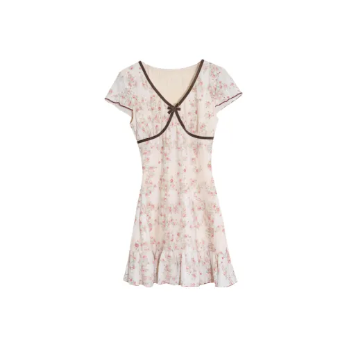 BOVCKEI Короткий рукав Платье Женское