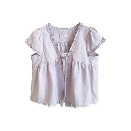 OUBO Фиолетовые Женские Рубашки