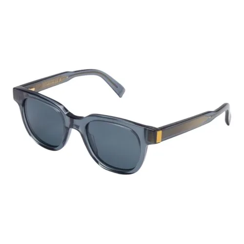 Dunhill Ацетат Квадратные Солнцезащитные очки Унисекс Серый Синий