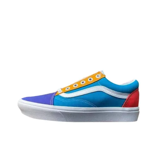 Vans ComfyCush Old Skool Скейтборд Кроссовки Мужские Синие