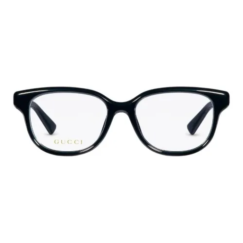 GUCCI Литьевые Квадратные Оправы для очков Унисекс Черные