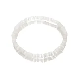 Дофаминовая одежда Бамбук Браслет с бусинами - Белый
