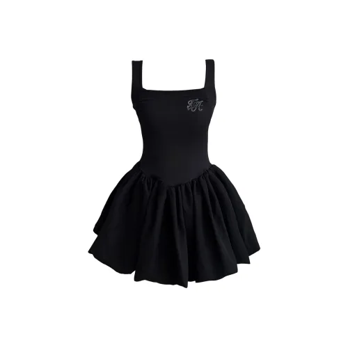 FOASIS Slip Платье Женское Черное