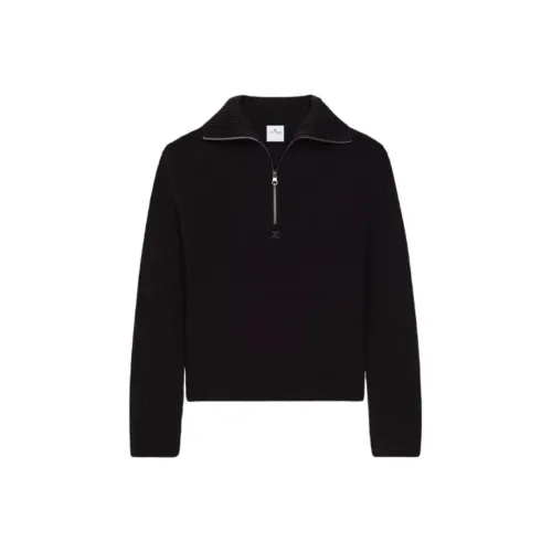 COURREGES Черный Унисекс Свитера