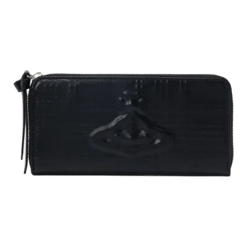 Vivienne Westwood Коровья кожа Кошелек Унисекс Черный