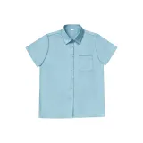 Blue Short-Sleeved TR Shirt KR-01  
Синий Короткий рукав TR Рубашка KR-01