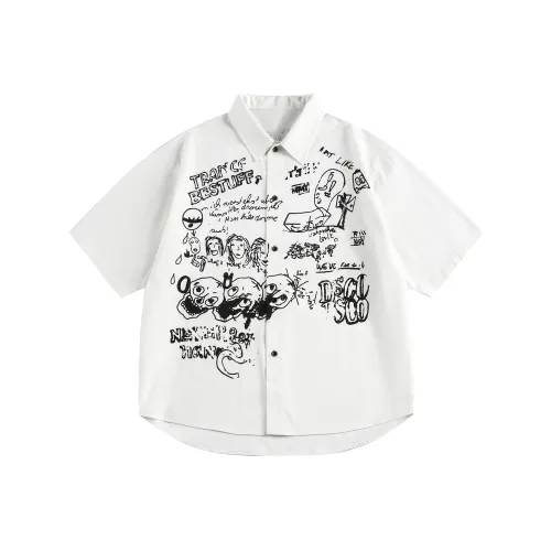 YPUT Хлопок Белые Женские Рубашки