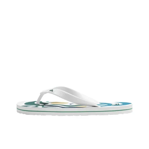 Quiksilver Шлепанцы Камуфляж Белый Мужской