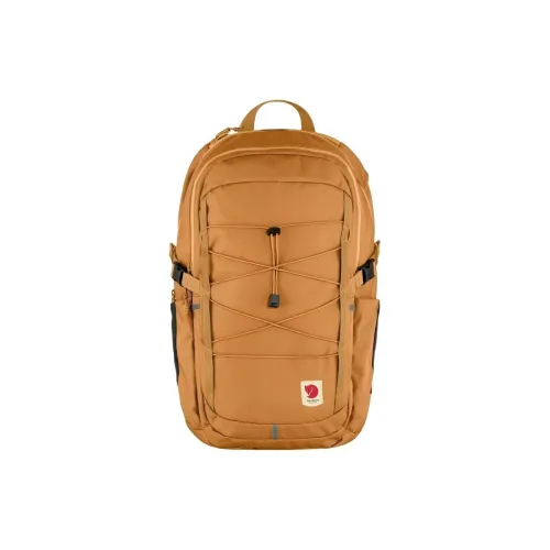 Fjallraven Переработанный полиэстер рюкзак унисекс красный золото