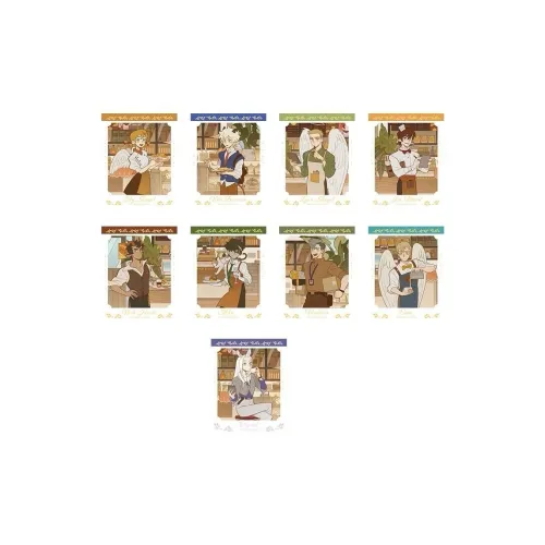 1031 WANSHENGJIE Ароматная коллекция Moments Fake Мгновенные фотоаппараты Винтажный стиль Аниме Карточки Фотокарточки