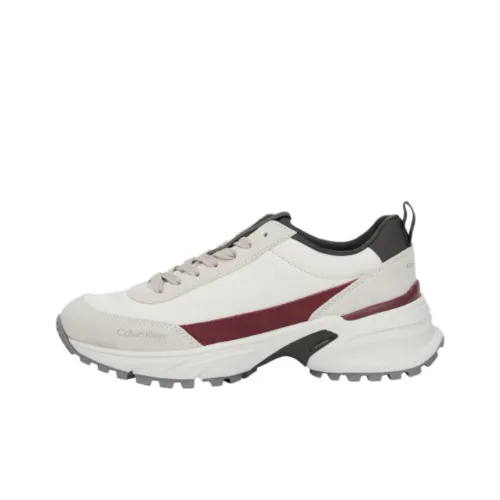 CKJ CALVIN KLEIN JEANS Низкий топ повседневный женский белый серый