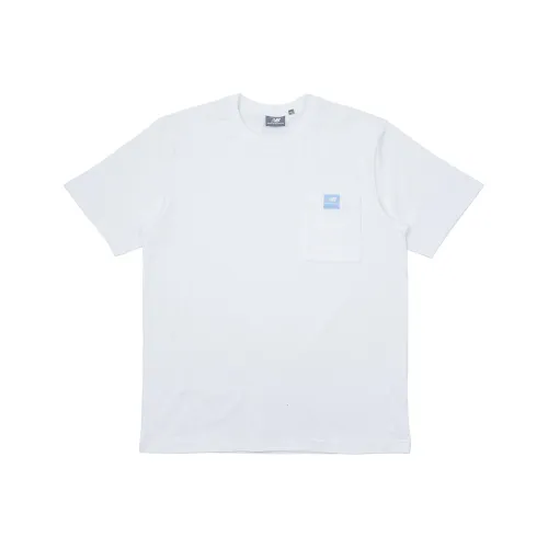 New Balance совместная футболка с азиатской версией унисекс белый