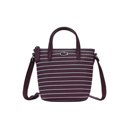 LACOSTE Сумка через плечо из ПВХ маленькая сумка для женщин фиолетовая и синяя