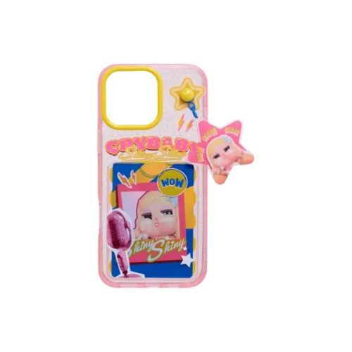 POP MART CRYBABY Блестящий Коллекция Чехол для iPhone Мерч Продукты на основе трендов