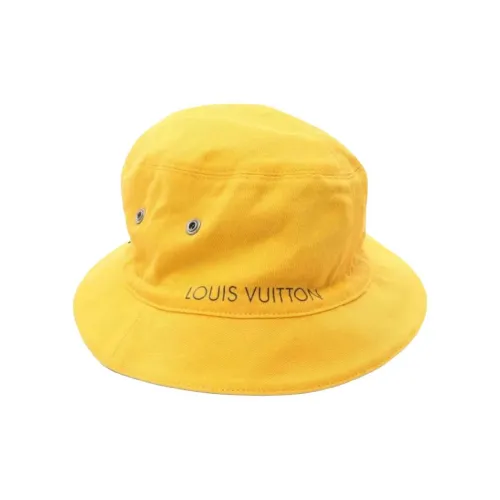 LOUIS VUITTON Мужские хлопковые панамы Желтый Черный