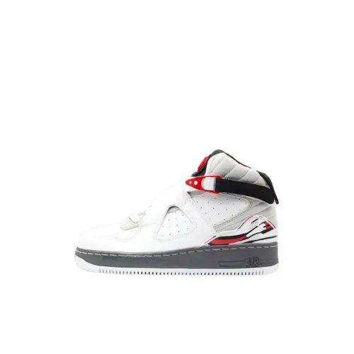 Jordan Air Джордан Fusion 8 MID Топ Детские Баскетбольные Кроссовки Белый Унисекс